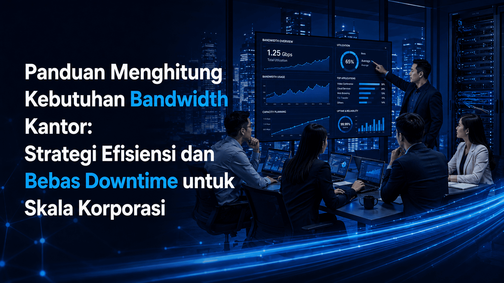 cara menghitung kebutuhan bandwidth kantor